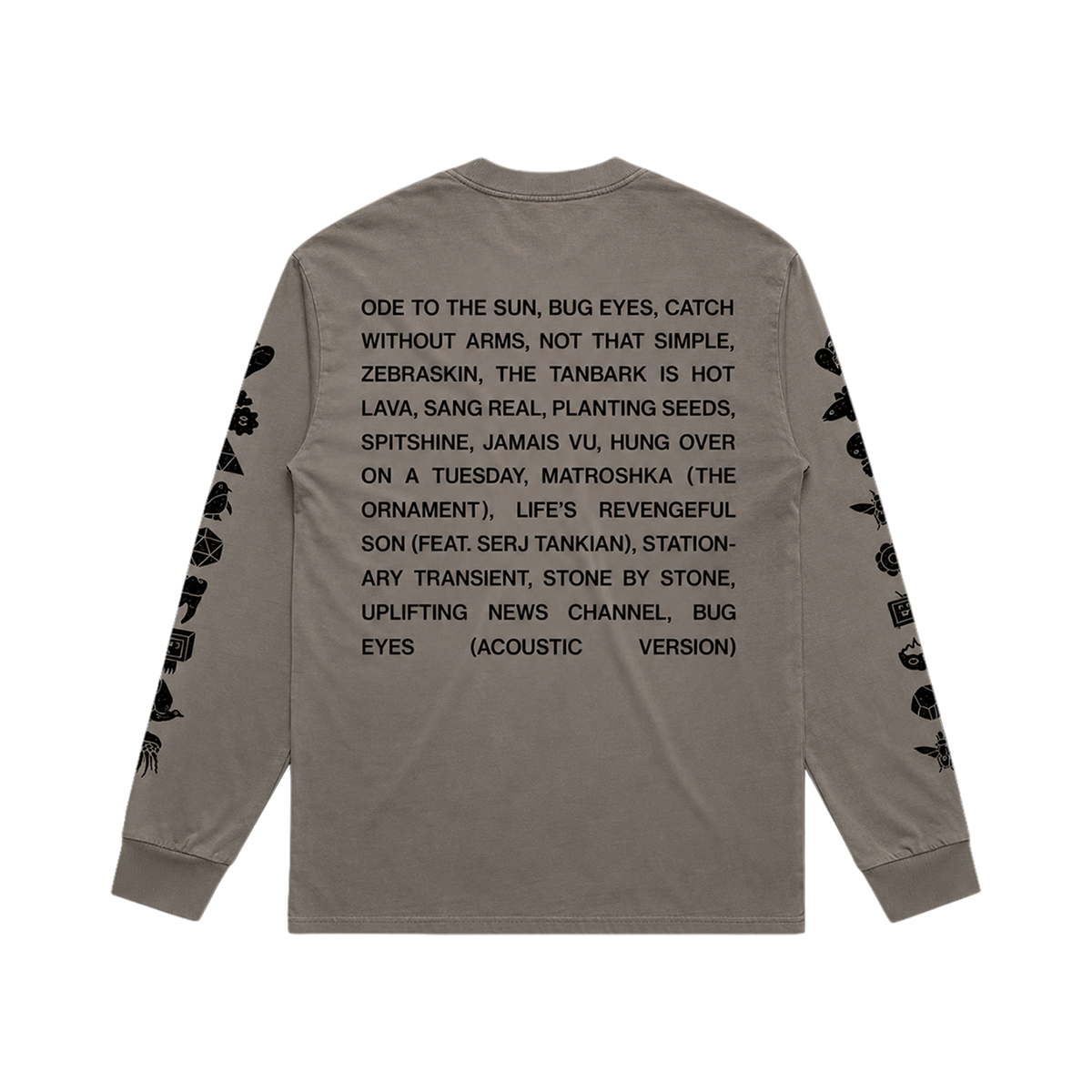 CWA20 Tracklist Longsleeve (Heavy Fade)