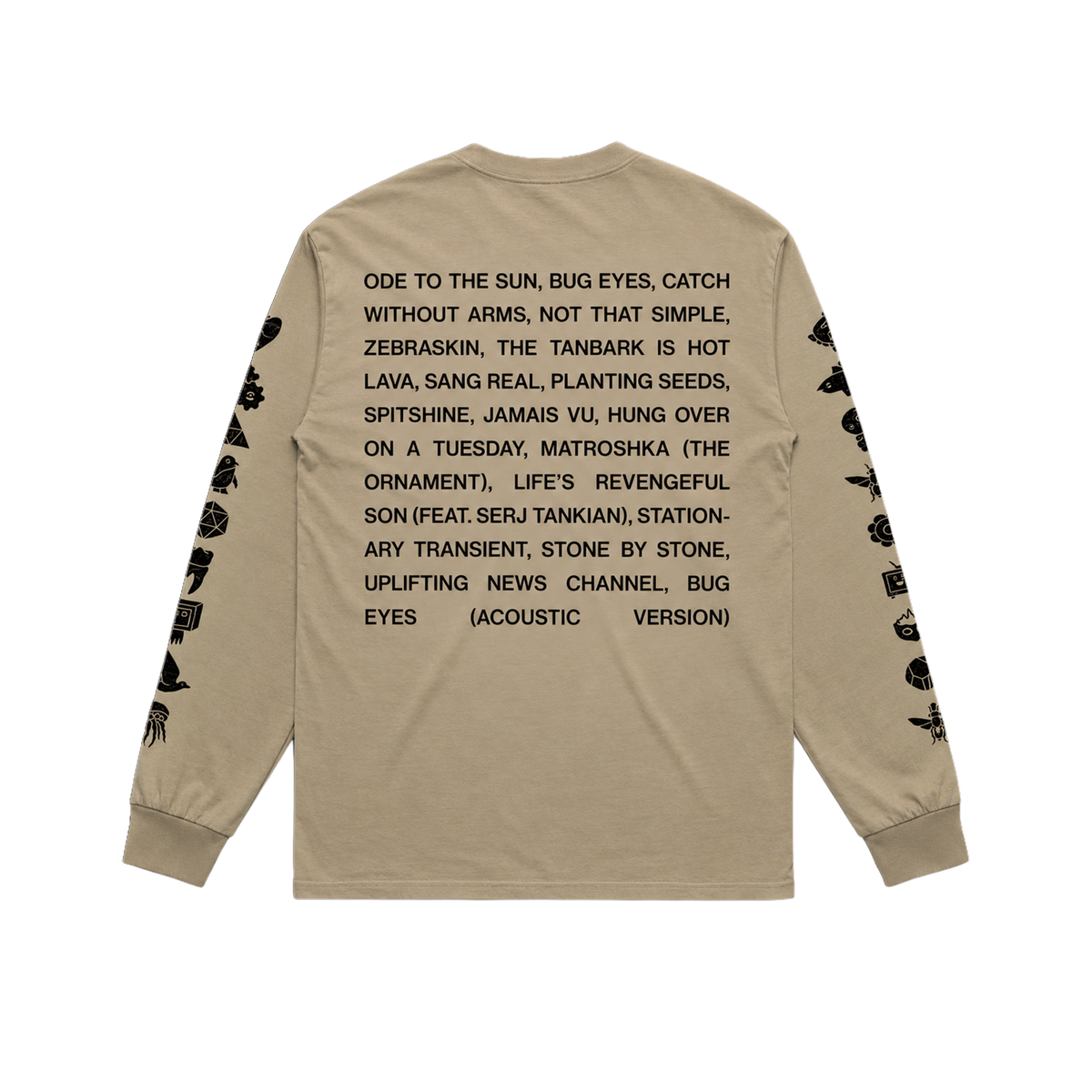 CWA20 Tracklist Longsleeve (Heavy Fade)