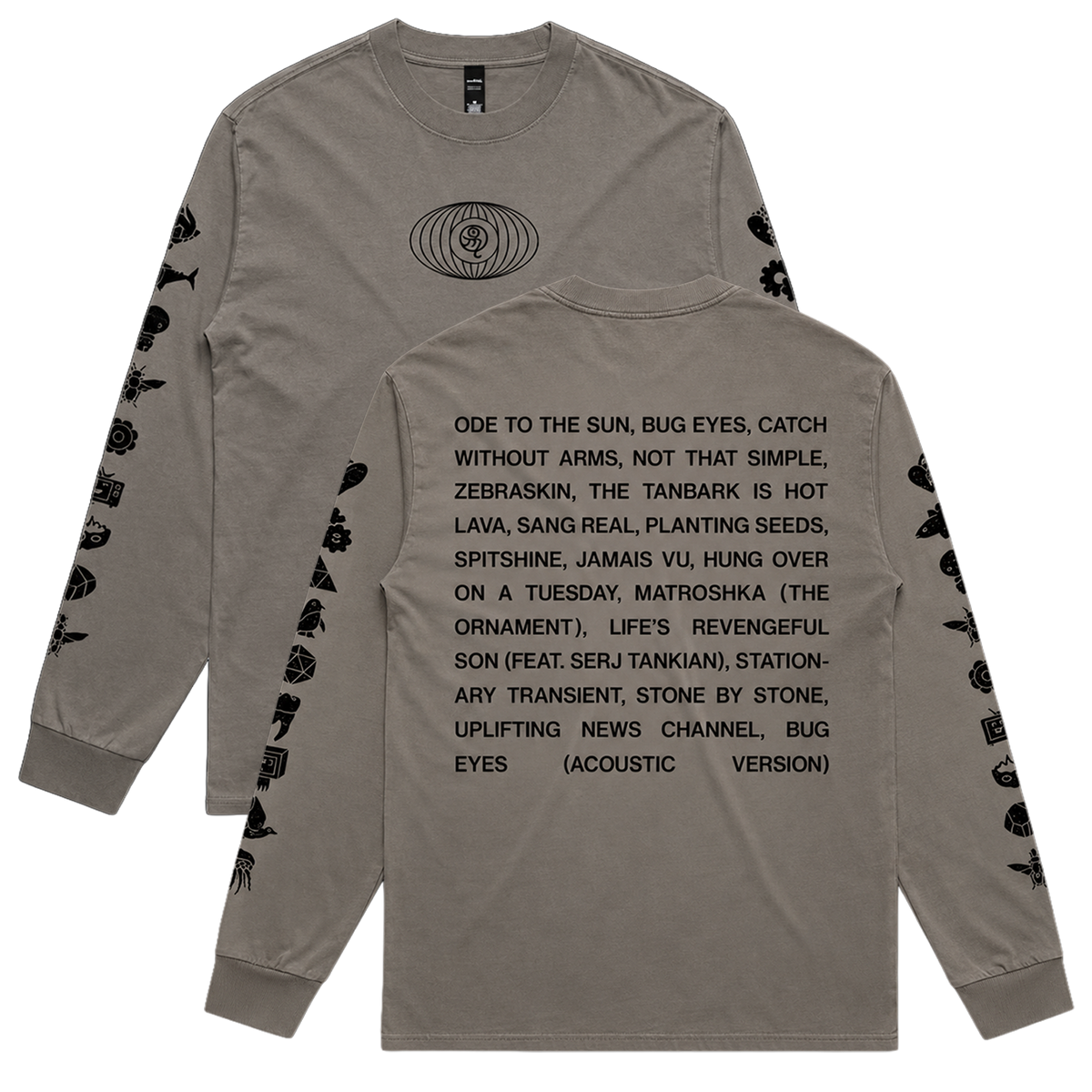 CWA20 Tracklist Longsleeve (Heavy Fade)