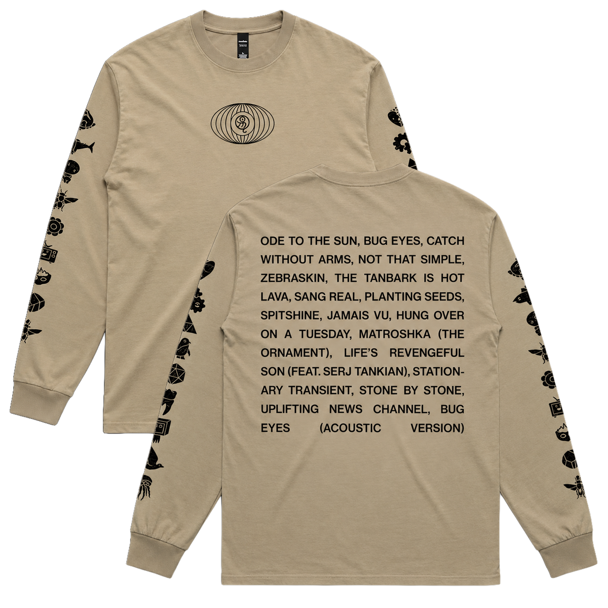 CWA20 Tracklist Longsleeve (Heavy Fade)